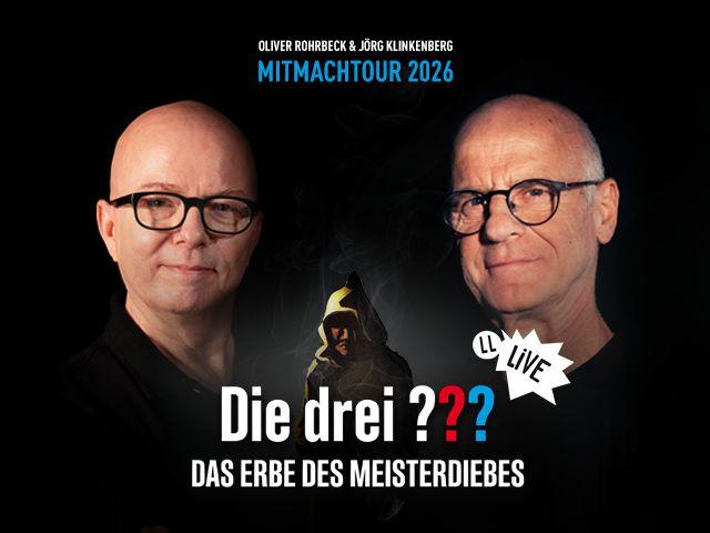 Die drei ??? Das Erbe des Meisterdiebes als Mitmachhörspiel - mit Oliver Rohrbeck & Jörg Klinkenberg