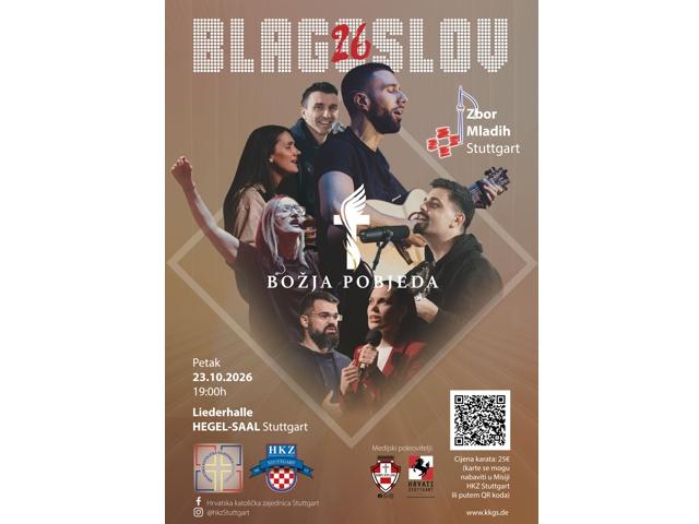 Blagoslov26 / Bozja Pobjeda, Zbor mladih HKZ Stuttgart - Blagoslov26 / Bozja Pobjeda, Zbor mladih HKZ Stuttgart