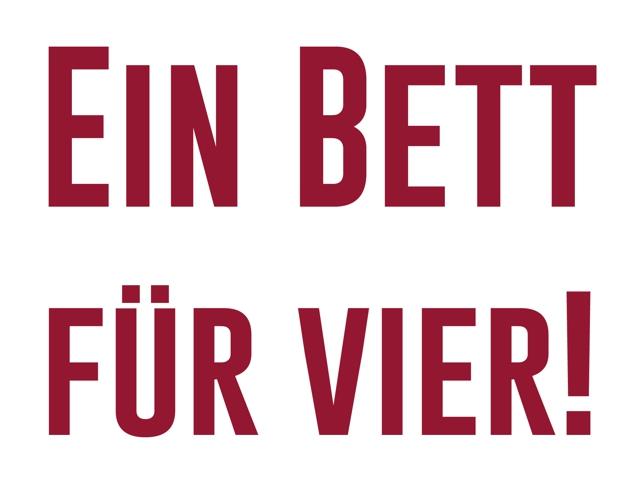 EIN BETT FÜR VIER! - Komödie von Frank Pinkus und Nick Walsh